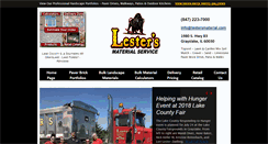 Desktop Screenshot of lestersmaterial.com
